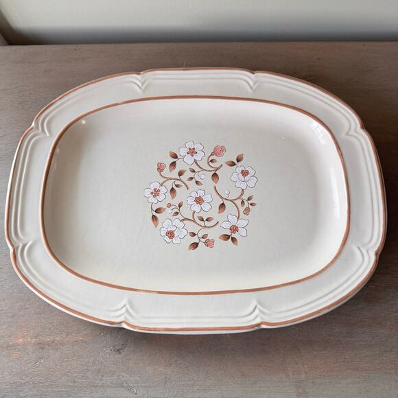 The Covington Edition Idlewild Vintage 12.5" Serving Platter Stoneware Japan - Picture 3 of 14